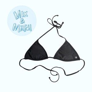 Skinny Dip NWT Triangle Bikini Top Black - Swim Separate